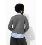 Cardigan Style Mademoiselle - Gris Uni Fonce
