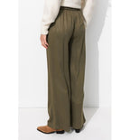 Pantalon Large Version Longue - Kaki Uni Fonce