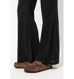 Pantalon en Jersey Fluide - Noir Uni Fonce