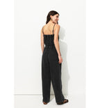 Combipantalon en Gaze de Coton - Gris Uni Fonce