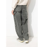 Jean Large Charpentier Femme - Jeans Uni Clair