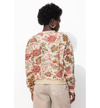 Sweat-shirt Perlé Femme - Naturel Imprime