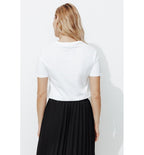 T-shirt Col Rond Éco-conçu - Blanc Uni Clair
