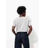 T-shirt Col Rond Éco-conçu - Gris Uni Clair