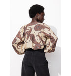 Blouse Imprimée Femme - Naturel Imprime