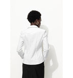 Chemise en Popeline Unie - Blanc Uni Clair