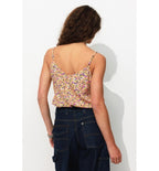 Top à Fines Bretelles Femme - Multicolore Imprime