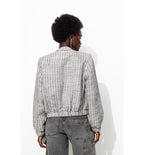 Bomber Tissé Femme - Multicolore Imprime