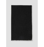 Echarpe Unie Irisée Femme - Noir Uni Fonce