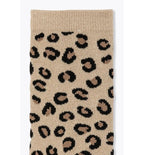 Chaussettes Léopard Femme - Naturel Imprime