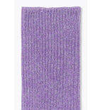 Chaussettes à Paillettes Femme - Violet Uni Colore