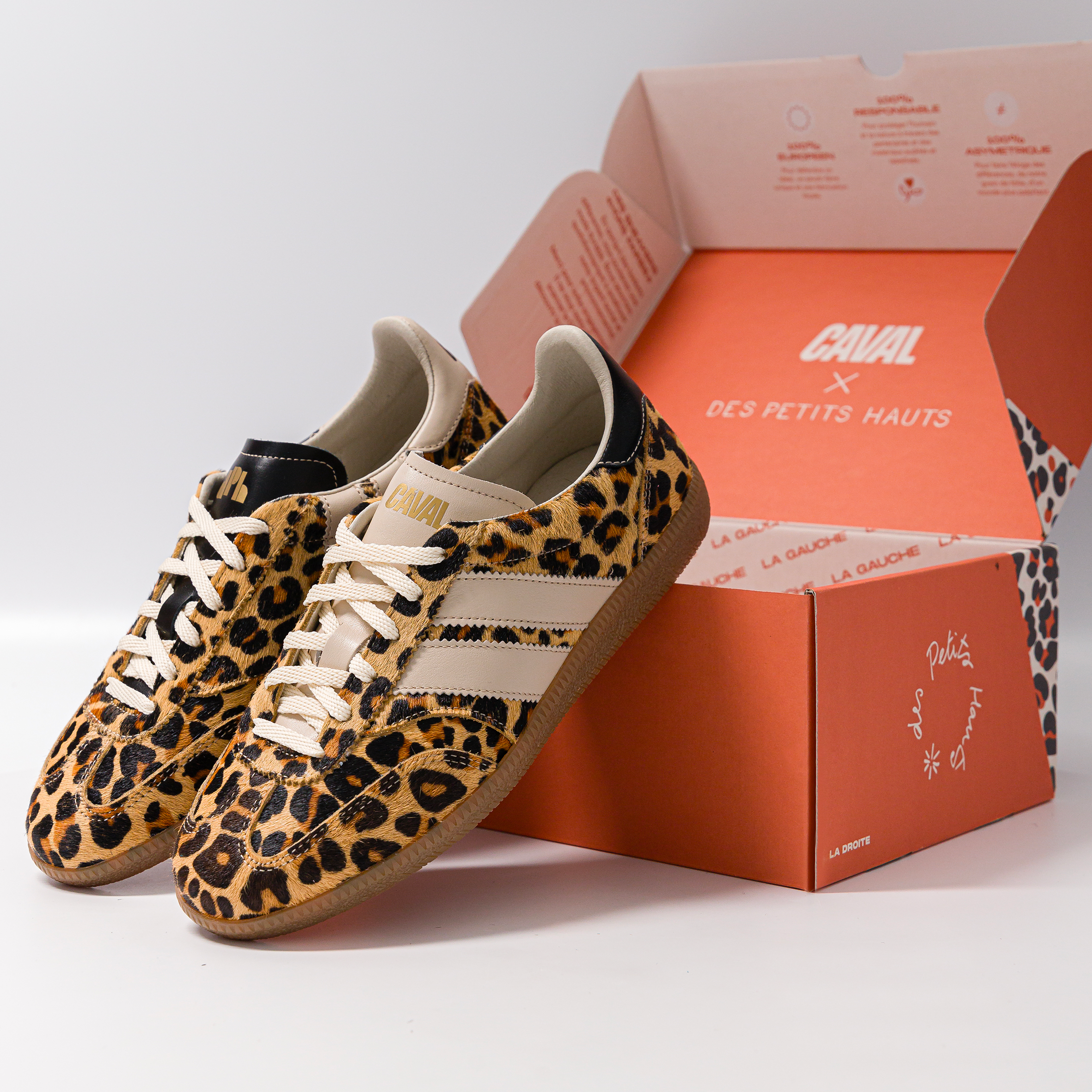 Baskets Caval X Des Petits Hauts - Leo