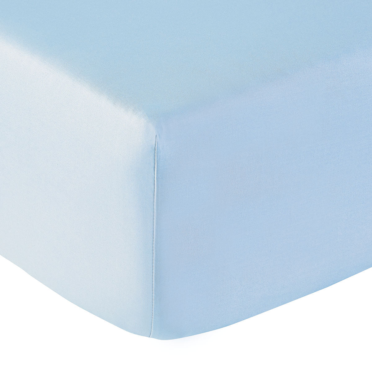 Percale Unie - Drap Housse - Bleu Ciel