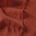 Lin Lavé - Drap Plat - Terracotta