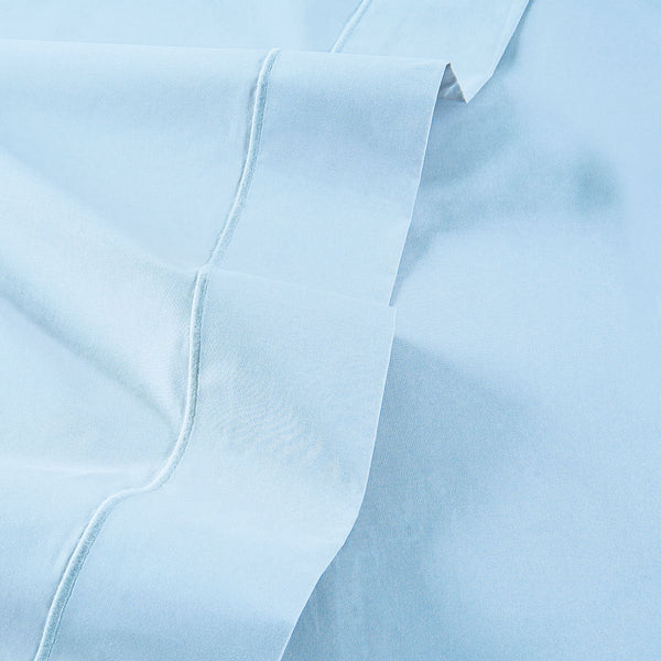 Percale Unie - Drap Plat - Bleu Ciel