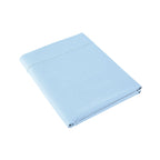Percale Unie - Drap Plat - Bleu Ciel