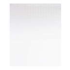 Satin Uni Jacquard - Drap Plat - Blanc