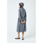 Robe Gingham Embroidered