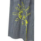 Robe Gingham Embroidered