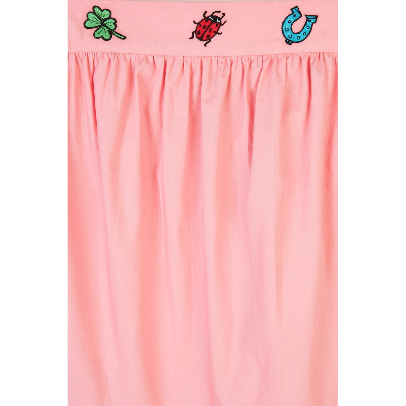 Robe Charm-Embroidered Tiered Cotton