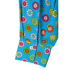 Robe Blue Flowers Long Sleeve Tiered Maxi