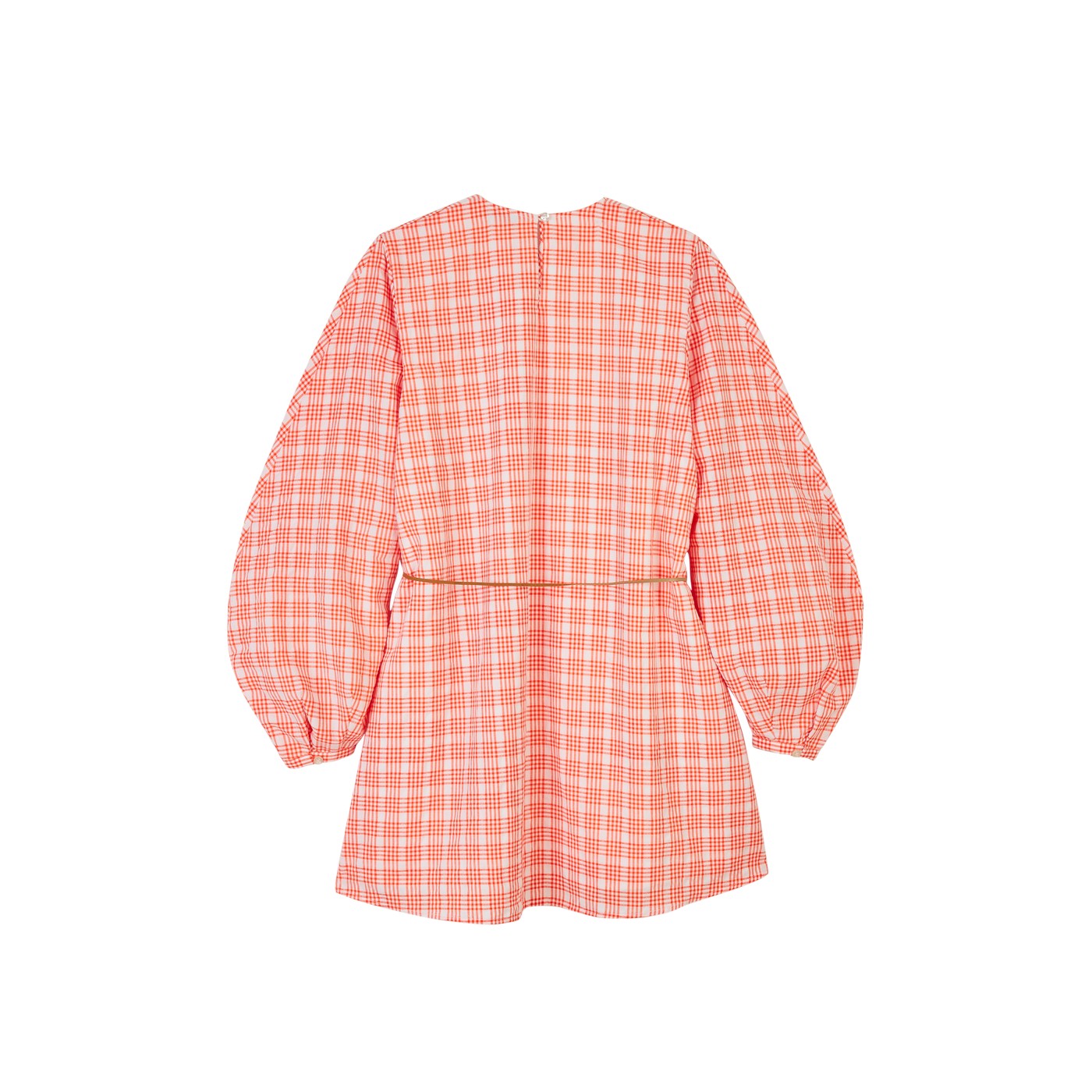 Robe Charm-Embroidered Cotton-Blend Belted