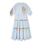 Robe Crafty Embroidered Sleeve