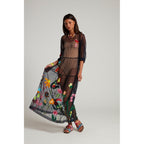 Robe Sequin Embroidered Tulle With Slip