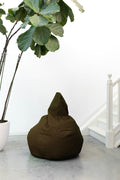 Pouf Dropseat - 75x75x110cm - Marron