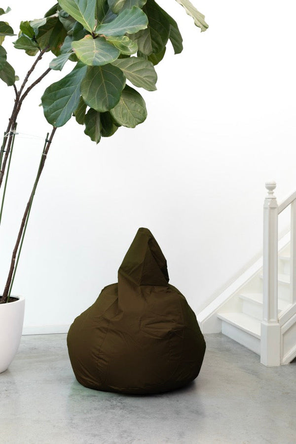Pouf Dropseat - 75x75x110cm - Marron