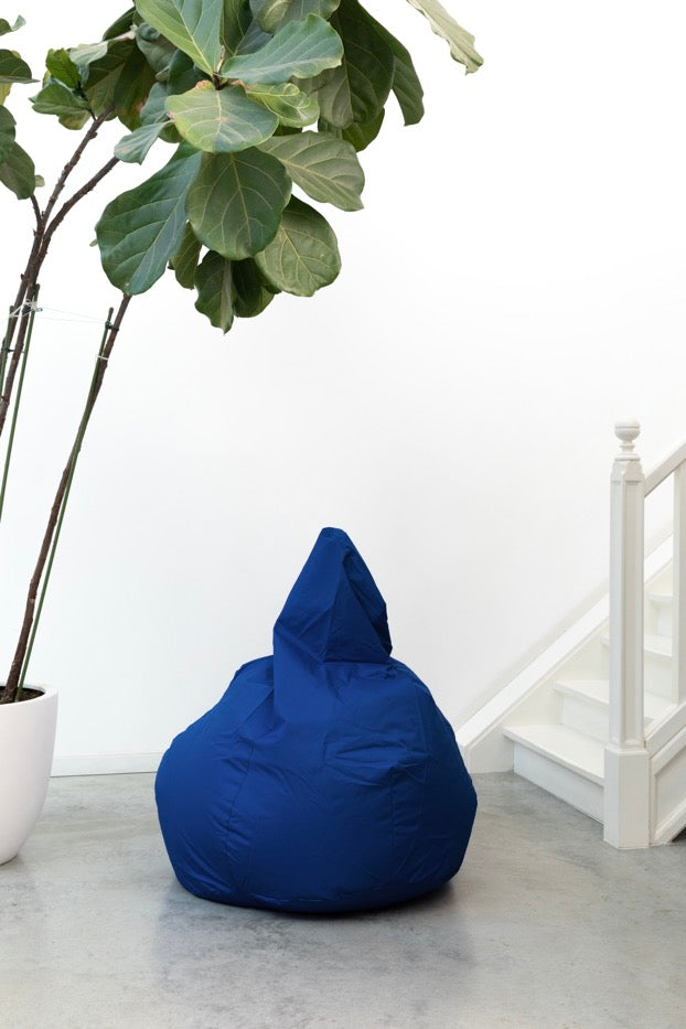 Pouf Dropseat - 75x75x110cm - Bleu Roi