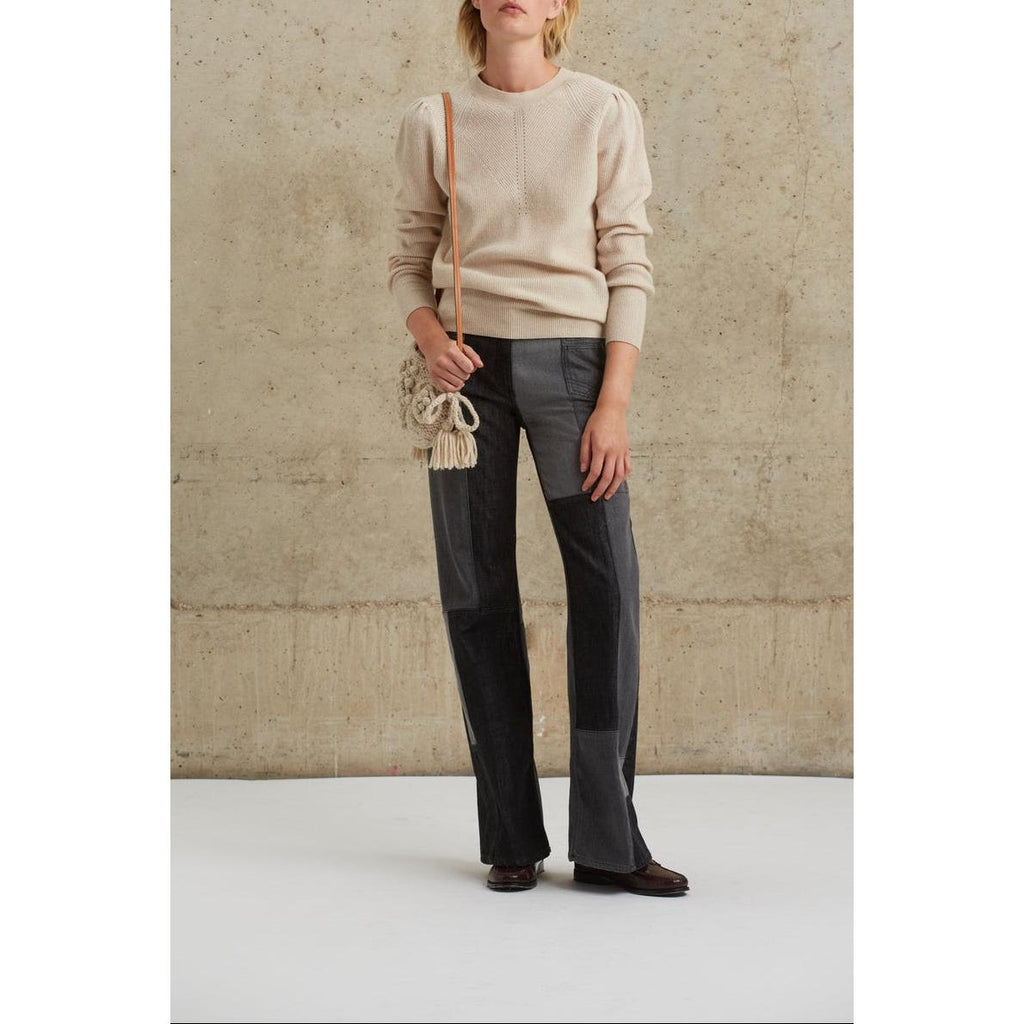 Pantalon Jean Edene - Gris Chiné