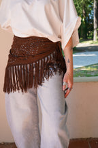 Foulard Karma Marron