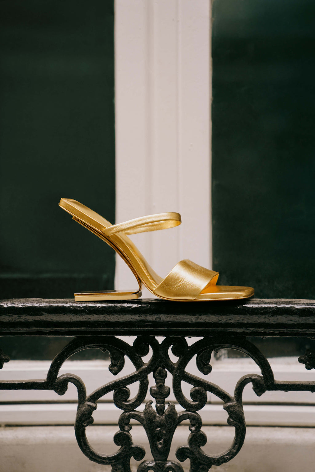 Sandales À Talons Rene - Brass