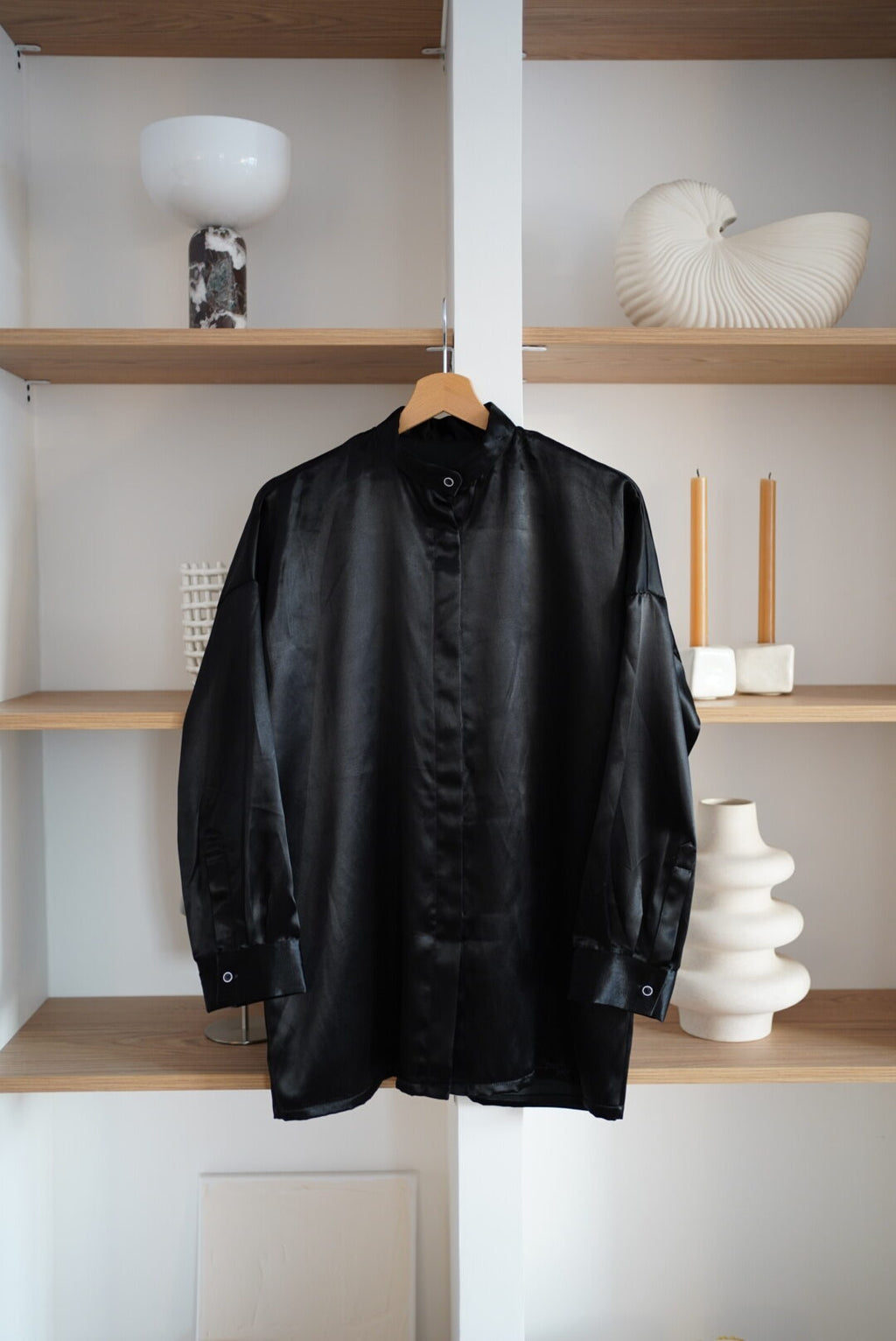 Chemise Ligne - Satin Black