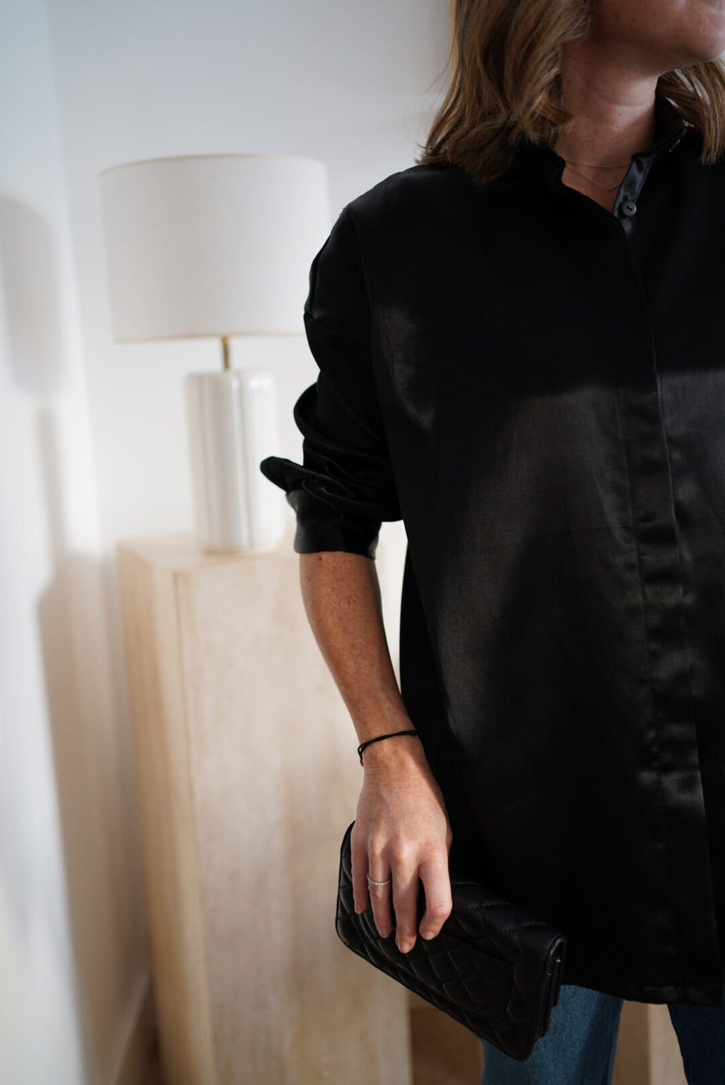 Chemise Ligne - Satin Black