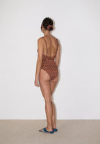Maillot Une Pièce Brigitte - Chevron