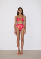 Haut De Maillot Bandeau Ambre - Print