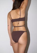 Haut De Maillot Triangle Greta - Marron