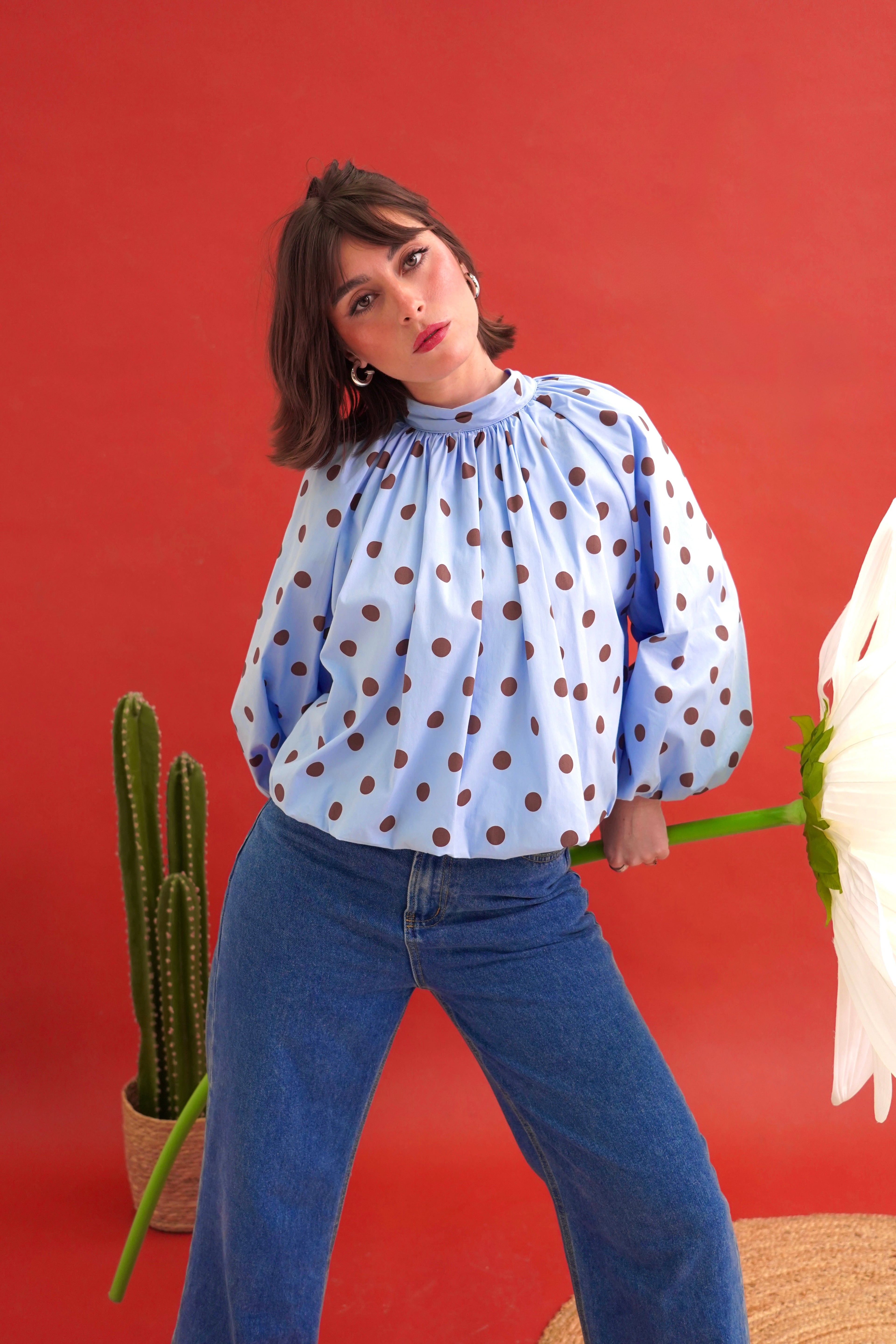 Blouse Suzanne Bleue