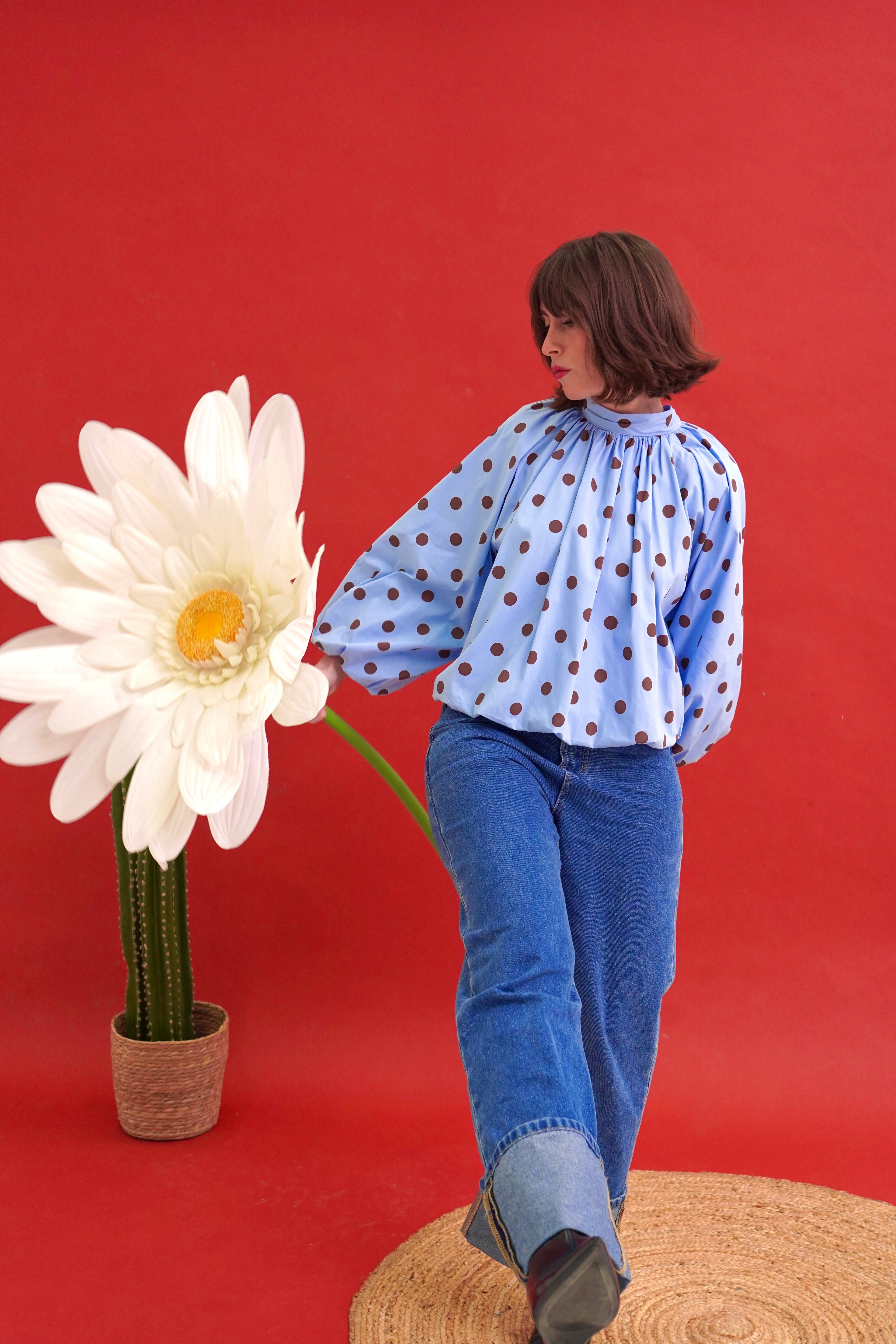Blouse Suzanne Bleue