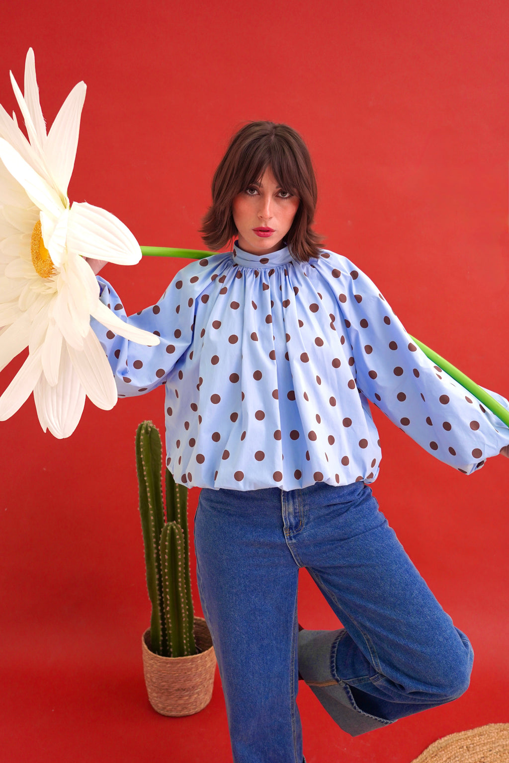 Blouse Suzanne Bleue