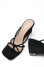 Mules Compensées Gia - Noir