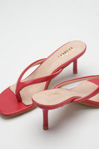 Tongs Romy - Rouge