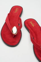 Tongs Sofia - Rouge