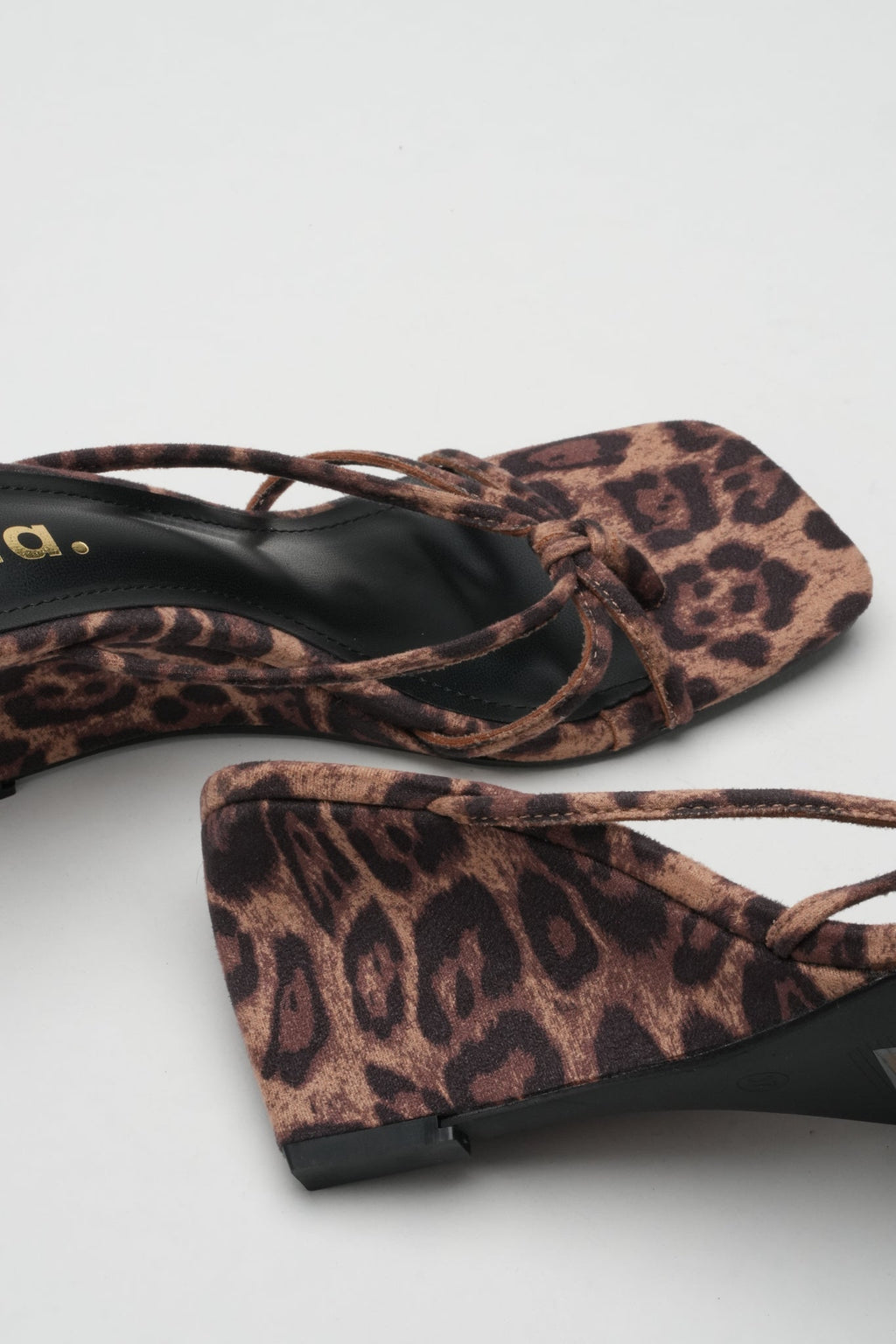 Mules Compensées Gia - Leopard