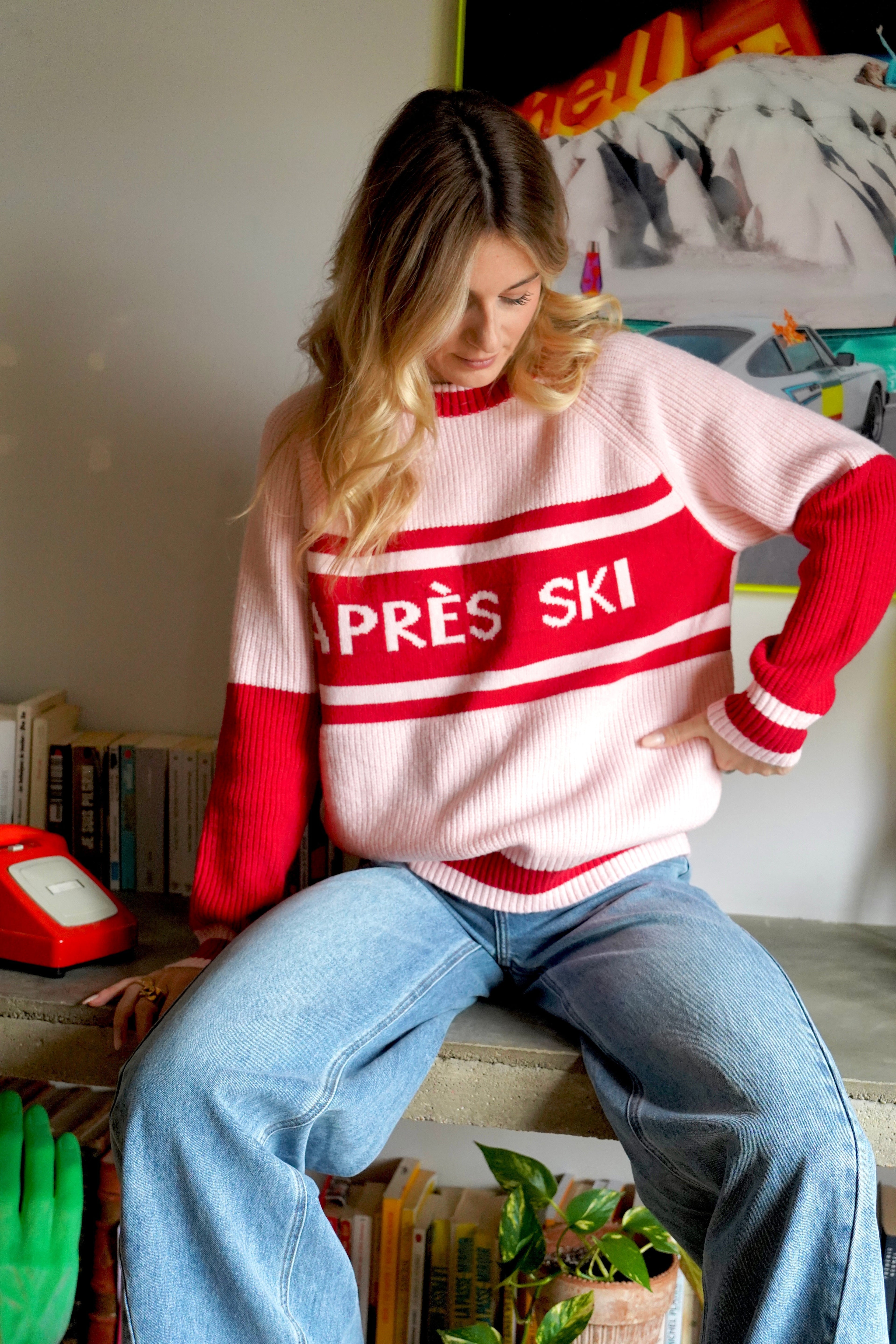 Pull Après Ski Rouge