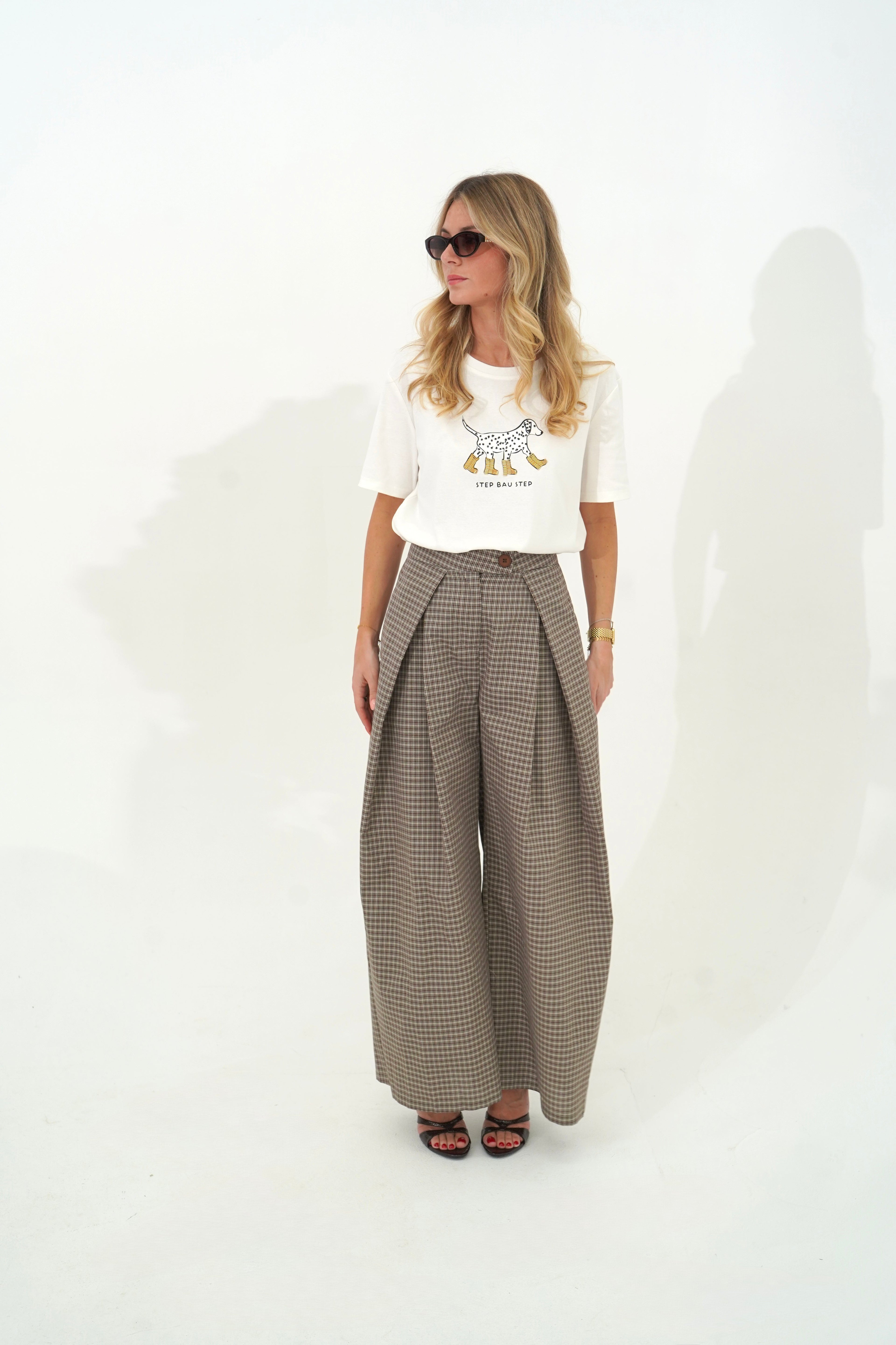 Pantalon Léana Marron