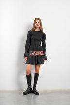 Robe Courte Noire Leandra
