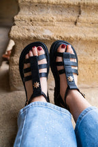 Sandales Soleil Noires